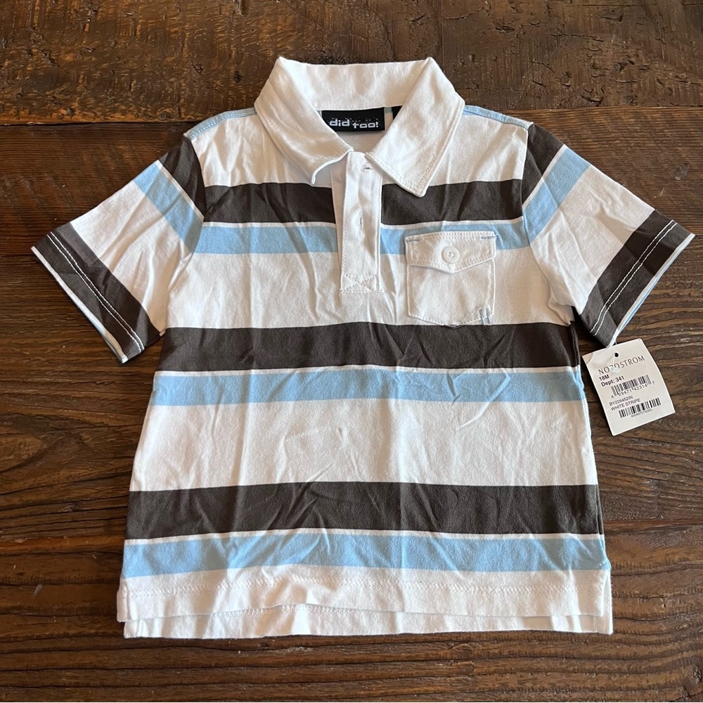 NWT Nordstrom Did Too Baby Boys Shirt